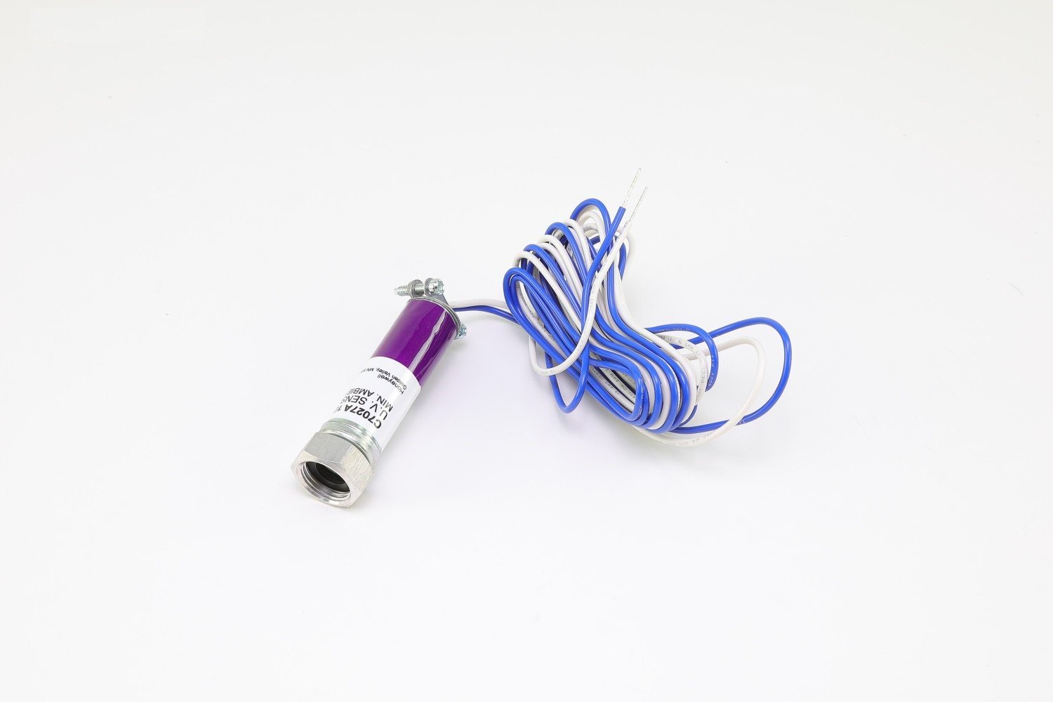 Honeywell C7027A1031 Minipeeper UV flame sensor angled view