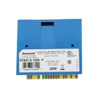 Honeywell R7847A1025 Flame Amplifier top label close-up