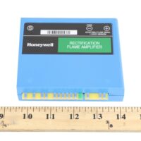 Honeywell R7847A1082 Flame Amplifier with ruler for dimensions