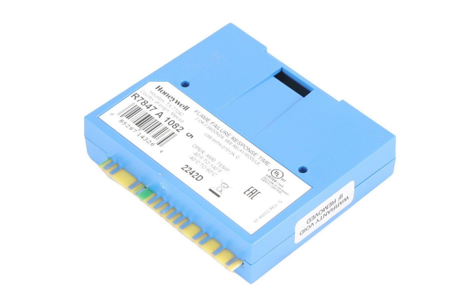 Honeywell R7847A1082 Flame Amplifier full product layout