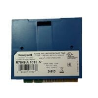 Honeywell R7849A1015 Flame Amplifier back view – connector pins