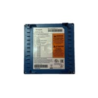 Back view of Honeywell RM7890A1015 burner control showing wiring terminals and connections