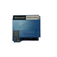 Front view of Honeywell RM7890A1015 burner control module for flame safeguard and boiler systems