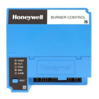 Front view of Honeywell RM7896D1027 Burner Control Module