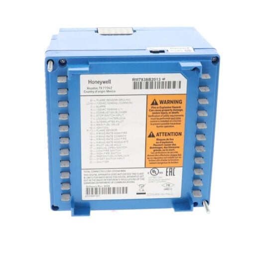 RM7838B2013 Honeywell Burner Control (BACK)