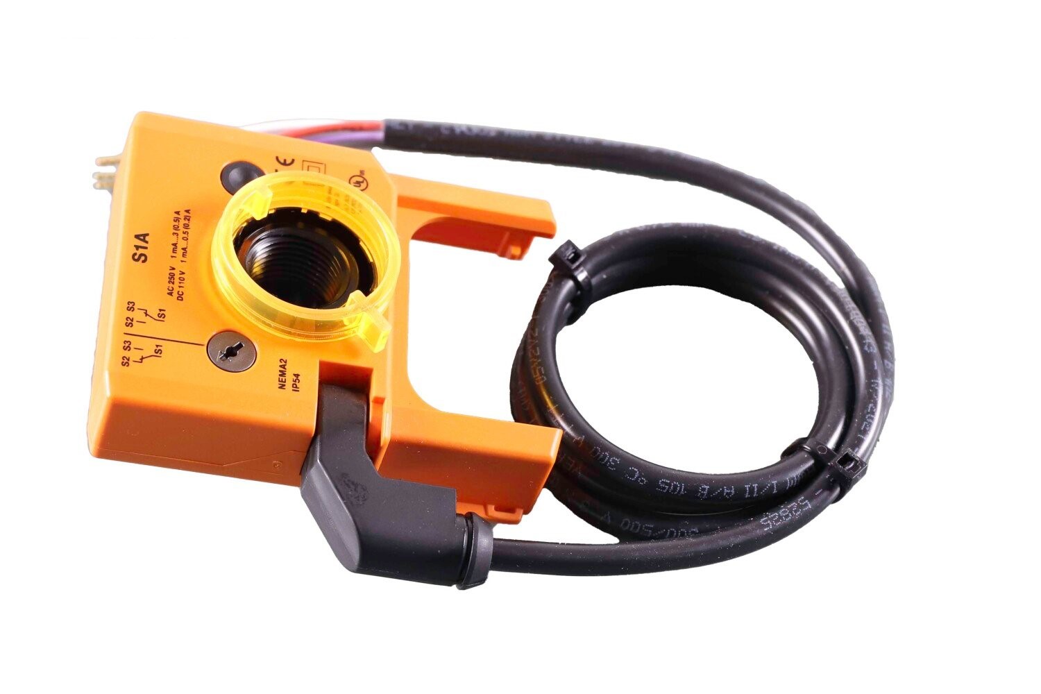 Belimo S1A auxiliary switch module angled view