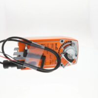 Belimo NFB24 spring return damper actuator with wiring cable and shaft clamp