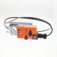 Belimo NMB24-MFT non-spring return damper actuator with wiring cable and shaft clamp